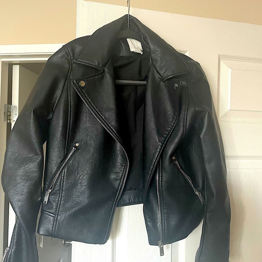 H & M leather jacket, worn once